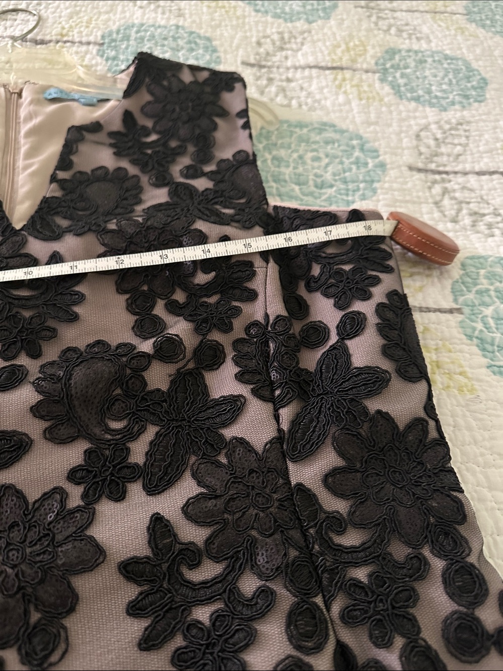 NWT Antonio Melani Jodie Black Dress Size 10 - Picture 8 of 10